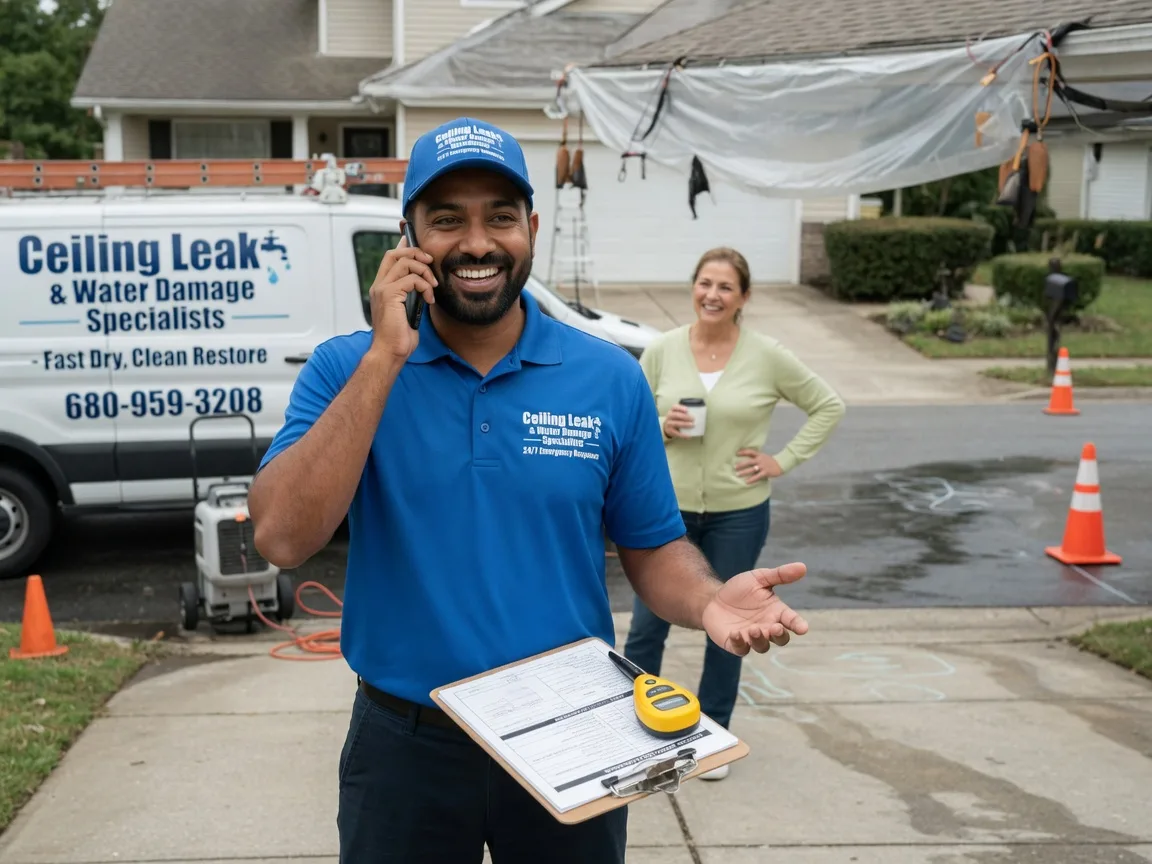 Ceiling Leak Cleanup Rio Vista, TX FAQs
